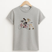 David Riding A Bike T-Shirt 2