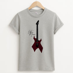 Eddie Munson Guitar Unisex Grey T-Shirt
