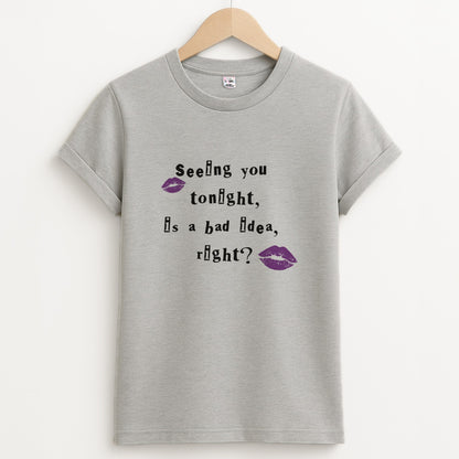 Seeing You Tonight - Olivia Unisex Grey T-Shirt