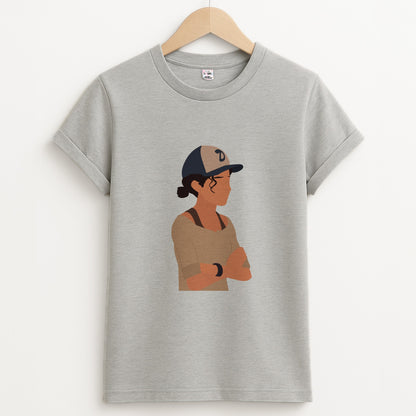 Clementine Faceless - TWD Unisex Grey T-Shirt
