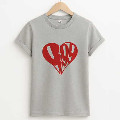 Heart - Juice Unisex Grey T-Shirt