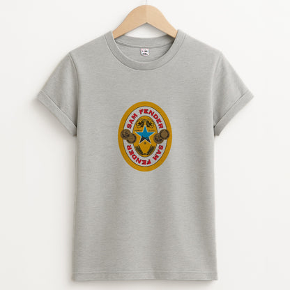 Fender Badge Unisex Grey T-Shirt