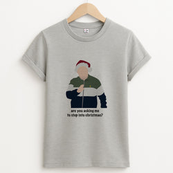 Are You Asking Me To Step Into Christmas - Gavin And Stacey Unisex Grey T-Shirt