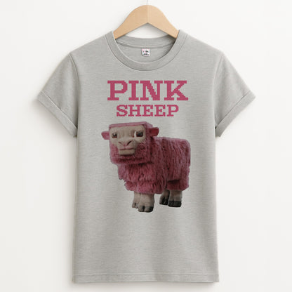 Pink Sheep Unisex Grey T-Shirt