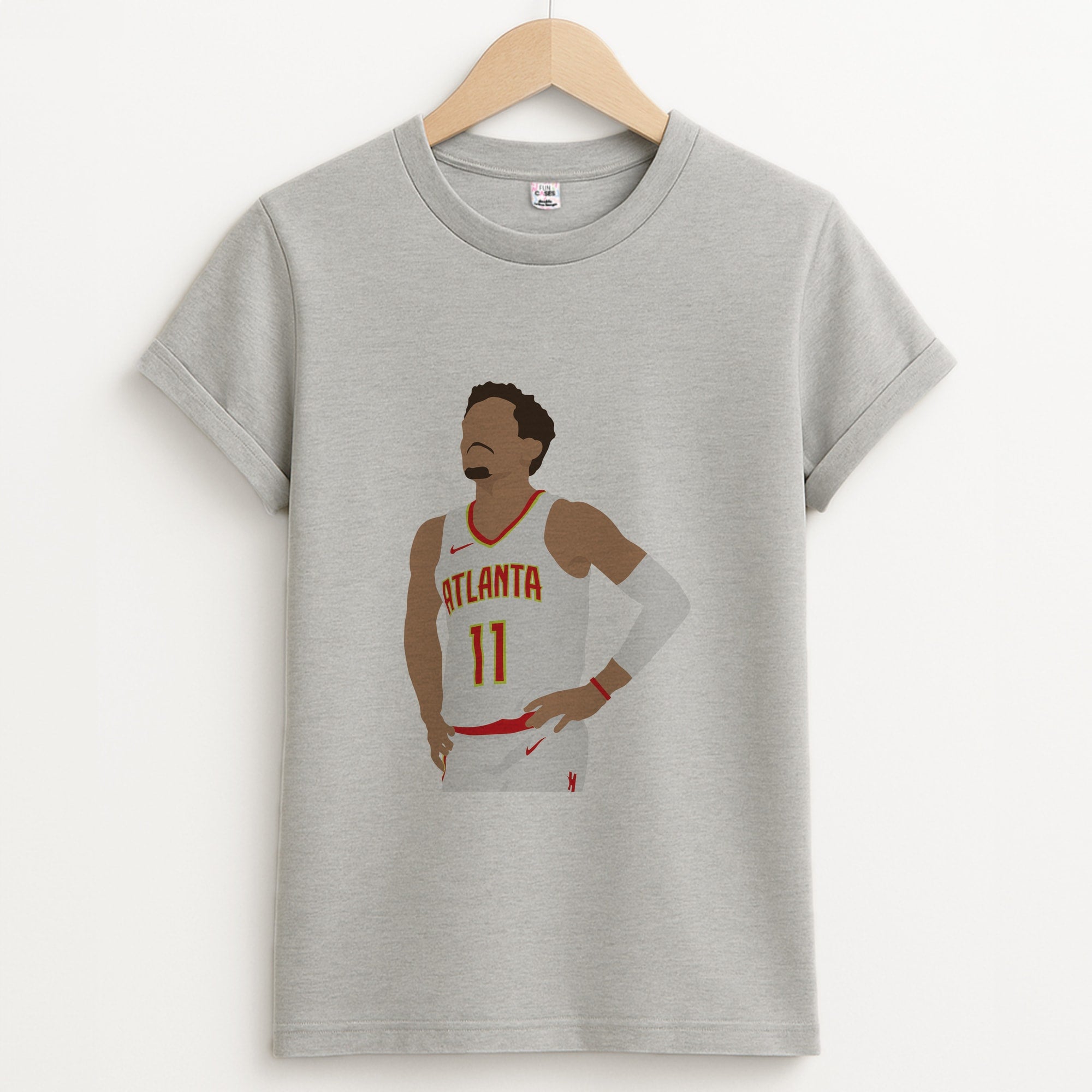 Young - Basketball Unisex Grey T-Shirt