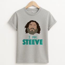Jack I Am Steve Unisex Grey T-Shirt