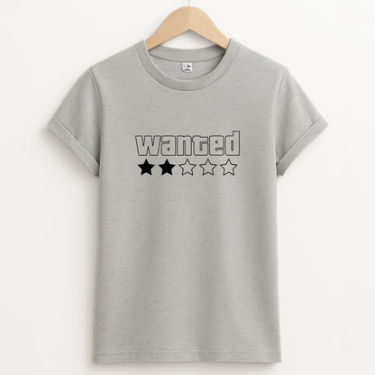 Wanted - Video Game Unisex Grey T-Shirt