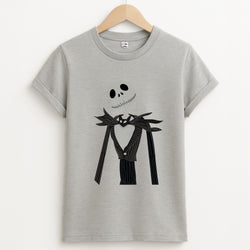 Jack Skellington Blue - TNBC Unisex Grey T-Shirt