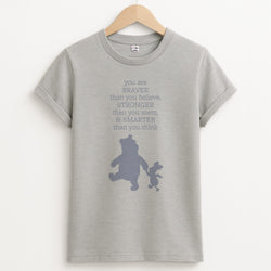 Braver, Stronger, Smarter Unisex Grey T-Shirt