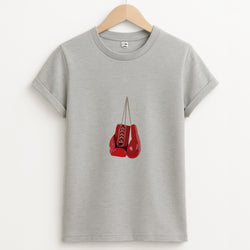 String gloves - Boxing Unisex Grey T-Shirt