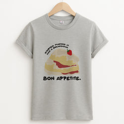 Bon Appetite - British Pop Culture Unisex Grey T-Shirt