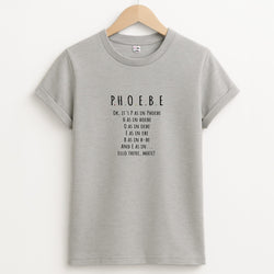 Spelling Phoebe Unisex Grey T-Shirt