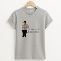 Sad Little Life Jane - British Pop Culture Unisex Grey T-Shirt