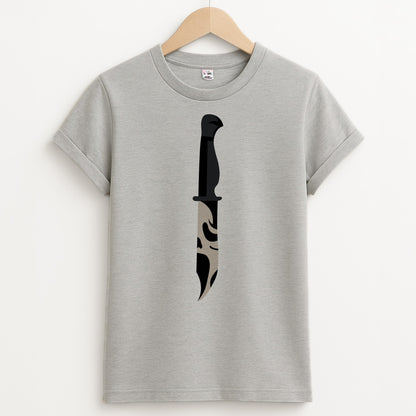 Ghostface Dagger - Scream Unisex Grey T-Shirt