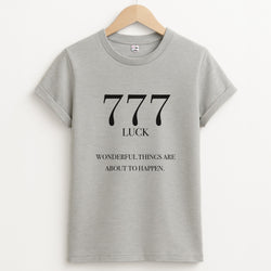 777 - Angel Numbers Unisex Grey T-Shirt