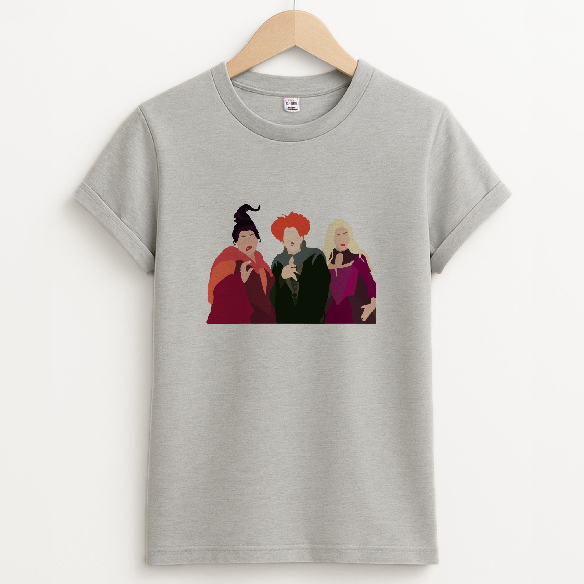 Hocus Halloween Witches - Halloween Unisex Grey T-Shirt