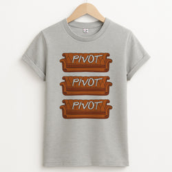 Sitcom Couches Pivot  Unisex Grey T-Shirt