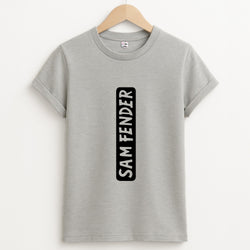 Fender Vertical Unisex Grey T-Shirt