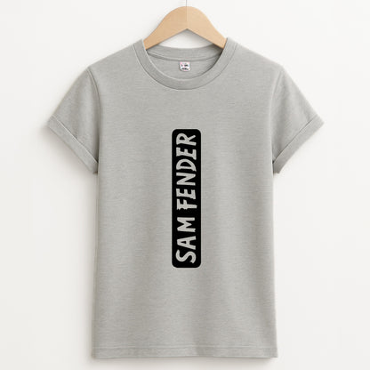 Fender Vertical Unisex Grey T-Shirt