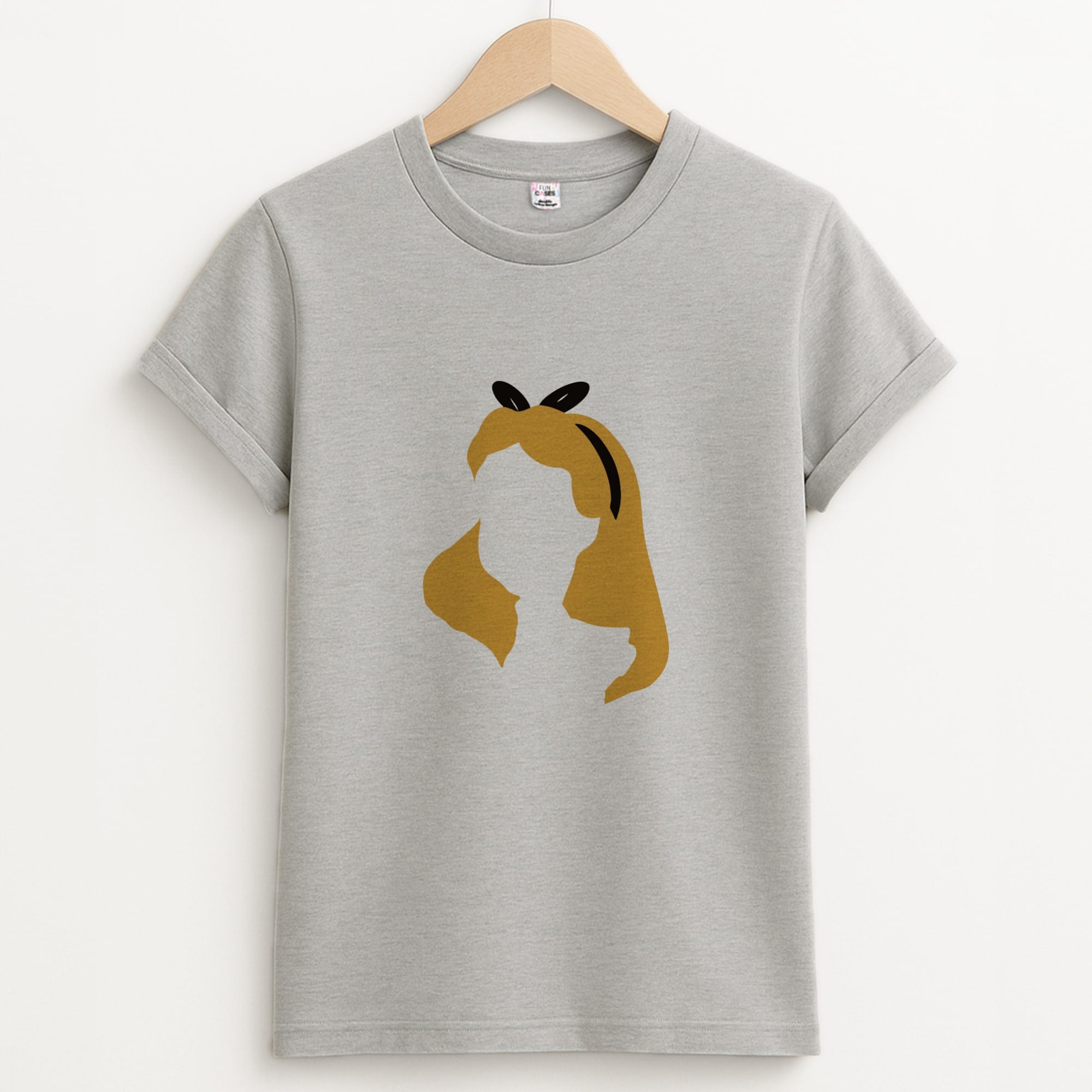 Alice Unisex Grey T-Shirt