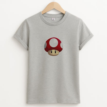 Toad - Mario Unisex Grey T-Shirt