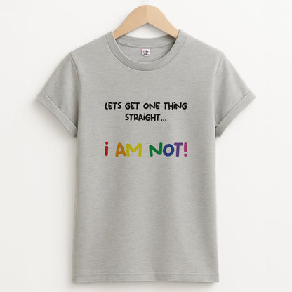 I Am Not - Pride Unisex Grey T-Shirt