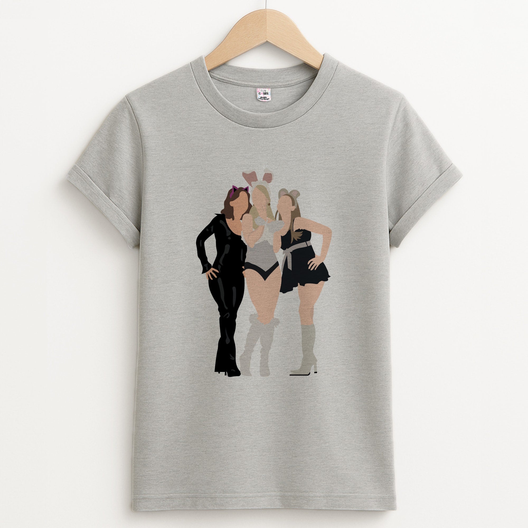 The Plastics Halloween Unisex Grey T-Shirt