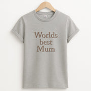 Worlds Best Mum - Floral Mother's Day T-Shirt 2
