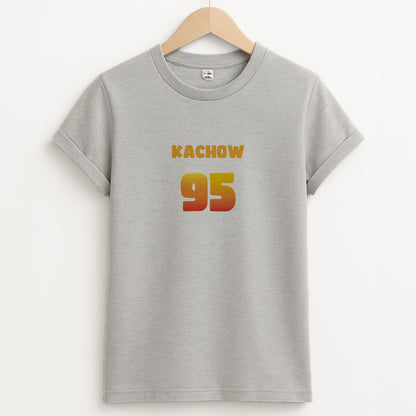 Kachow 95 - Cars Unisex Grey T-Shirt