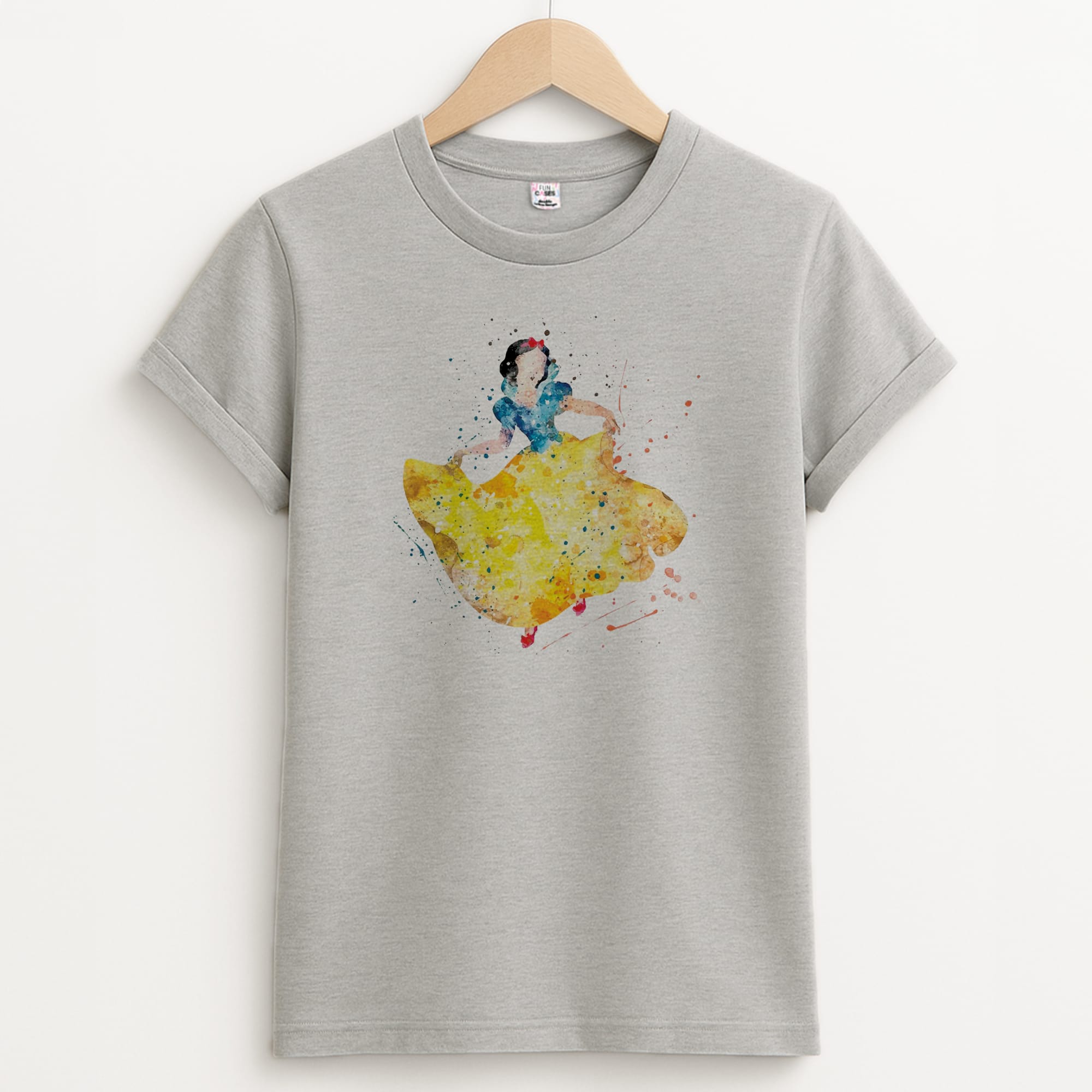 Watercolour Snow White Fairytale T-Shirt