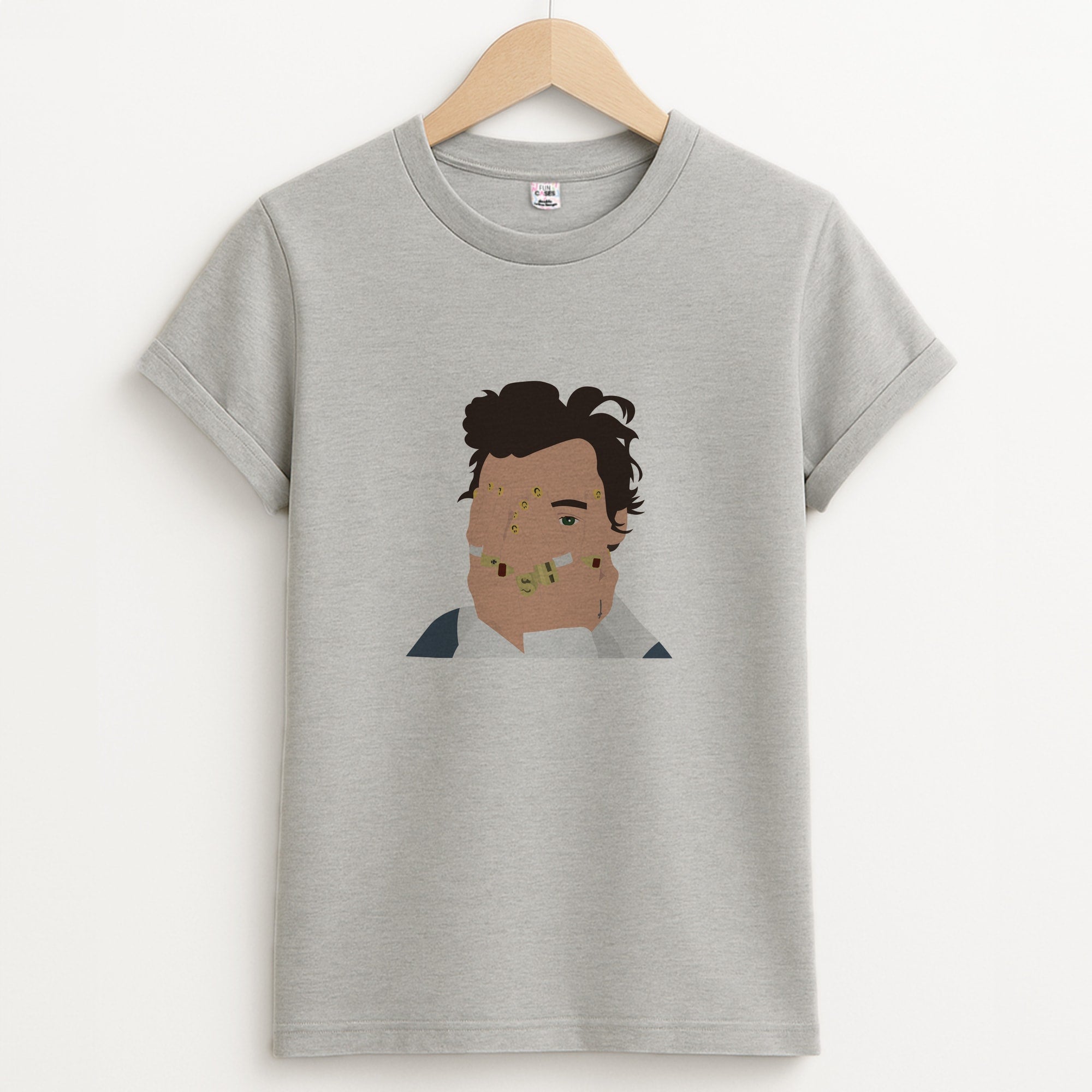 Smiley - Harry Unisex Grey T-Shirt