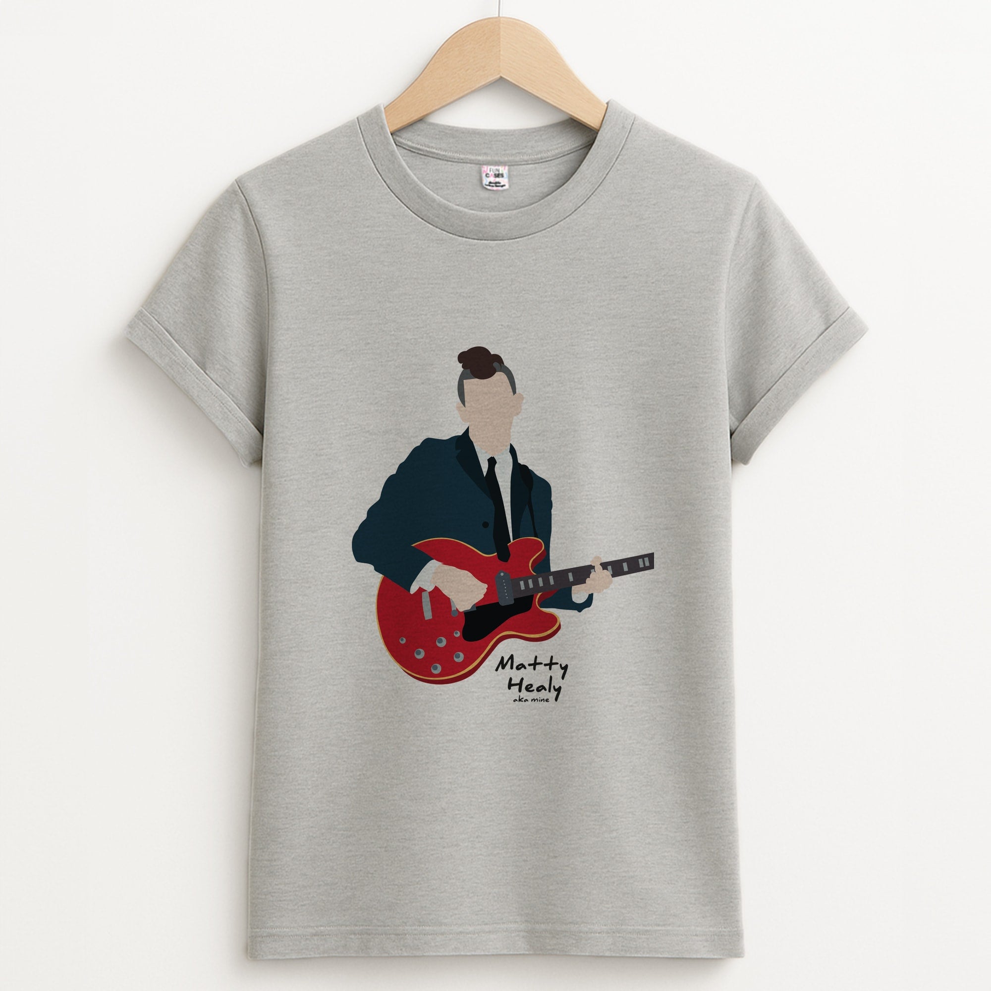Matt Healy - The 1975 Unisex Grey T-Shirt