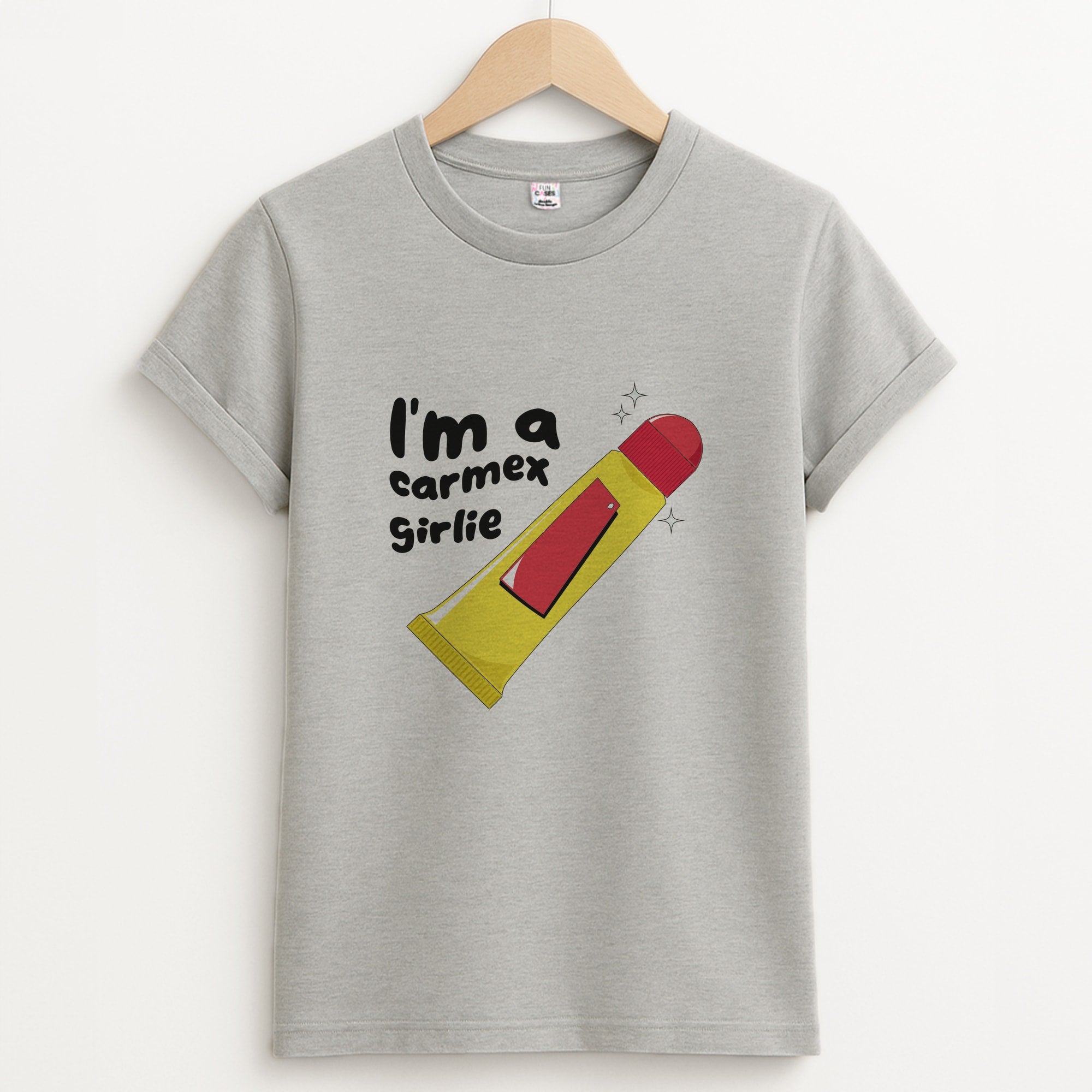I'm A Carmex Girlie - Chamberlain Unisex Grey T-Shirt