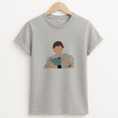 Jim's Tea Pot For Pam Unisex Grey T-Shirt