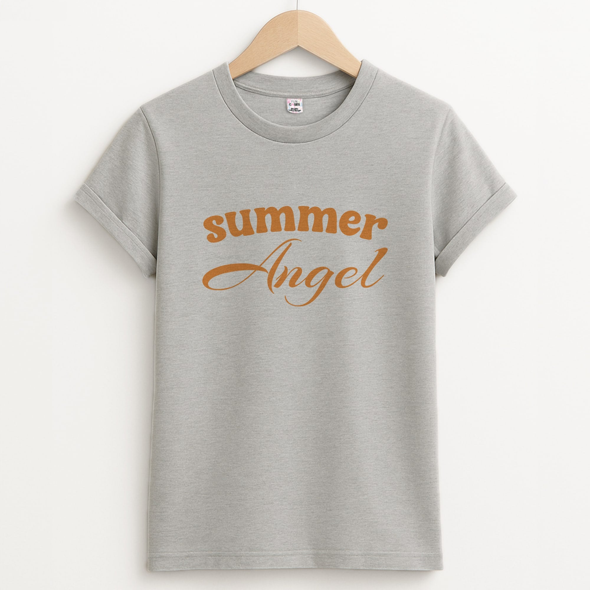 Summer Angel Unisex Grey T-Shirt