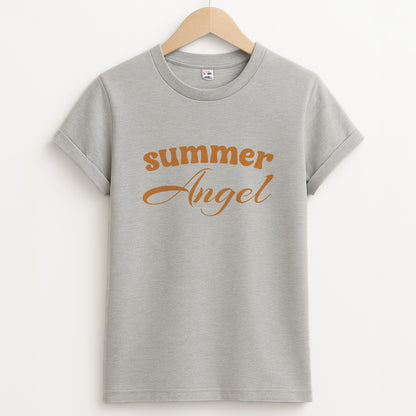 Summer Angel Unisex Grey T-Shirt