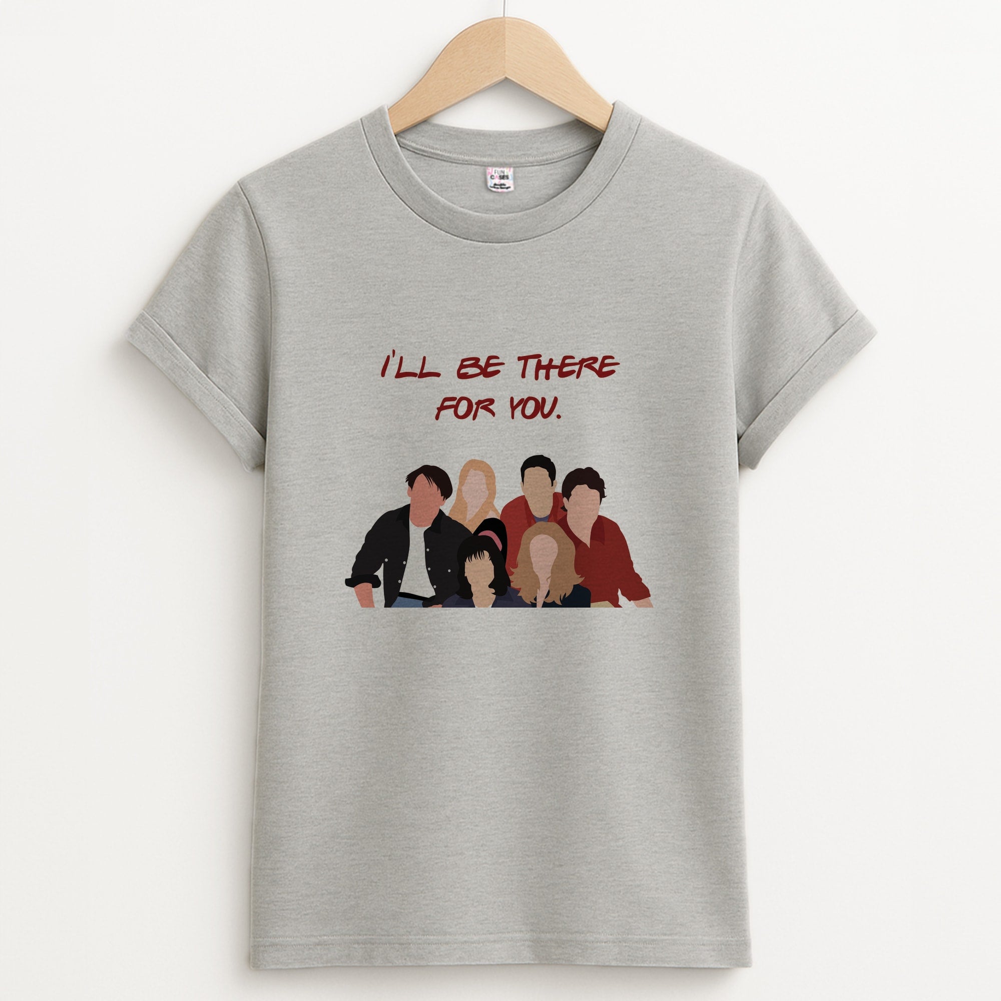 I'll Be There For You Cast Unisex Grey T-Shirt