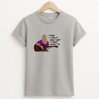 I Wish I Could Help But I Don't Want To Unisex Grey T-Shirt