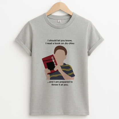 Book On Jiu-Jitsu - Sheldon Unisex Grey T-Shirt