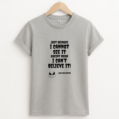 TNBC - Jack Skellington Unisex Grey T-Shirt