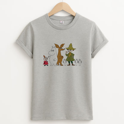 Moom Characters Unisex Grey T-Shirt
