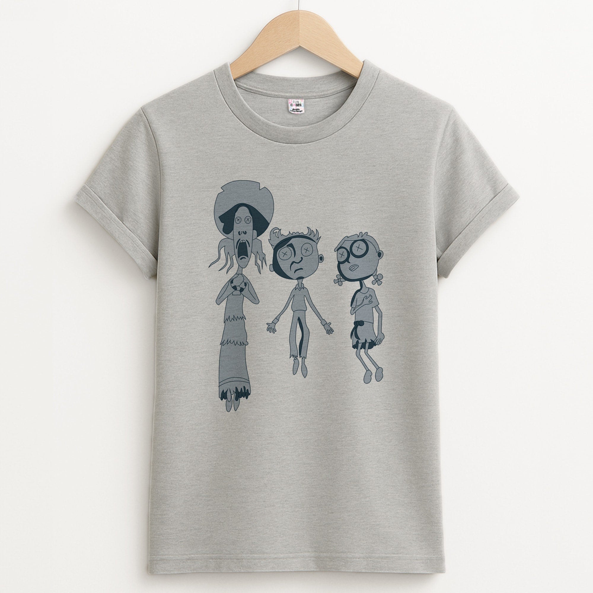 Cor Outline Unisex Grey T-Shirt