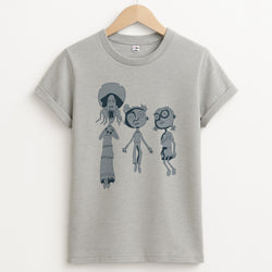 Cor Outline Unisex Grey T-Shirt
