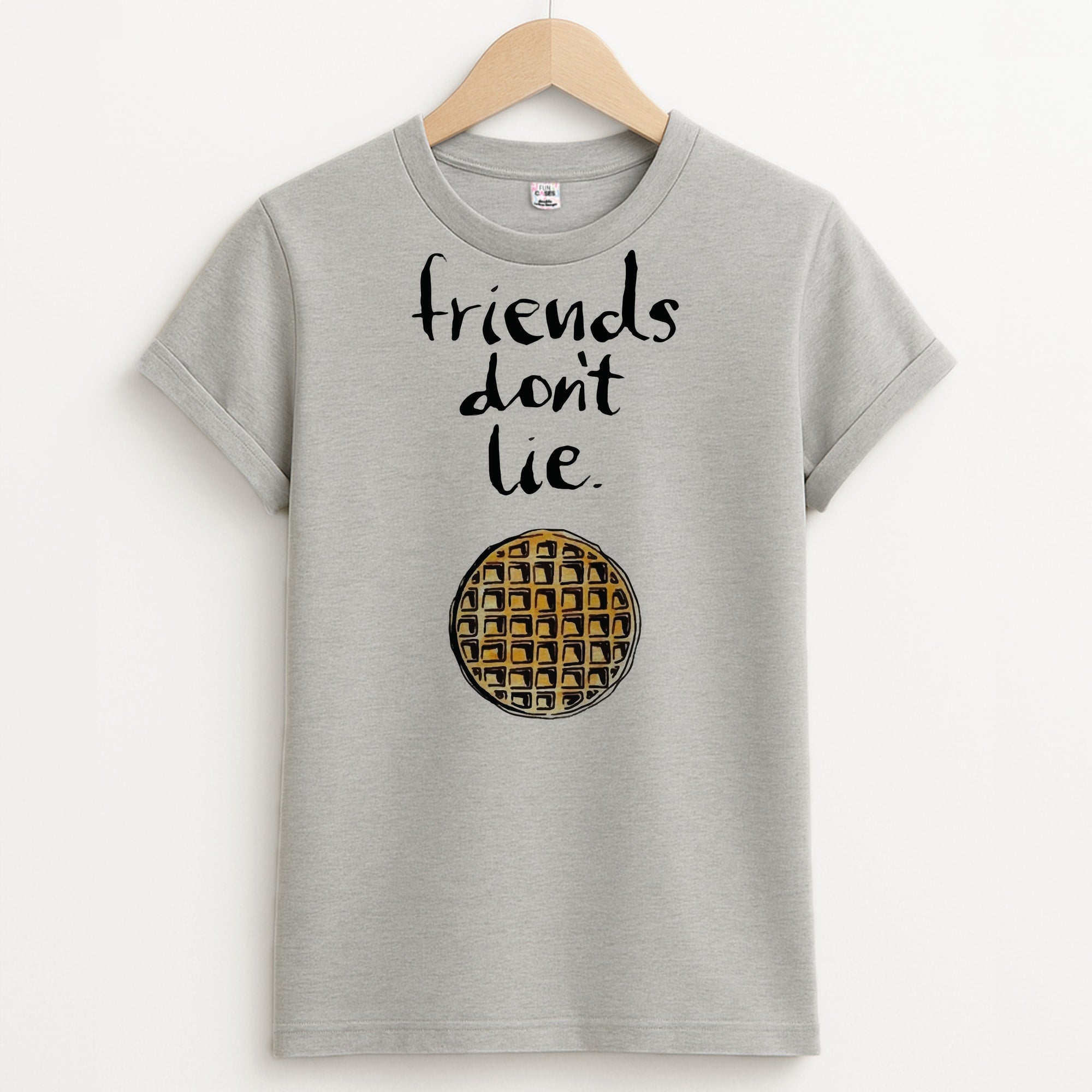 Friends Don't Lie Waffle T-Shirt