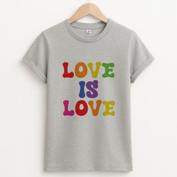 Love Is Love - Pride Unisex Grey T-Shirt