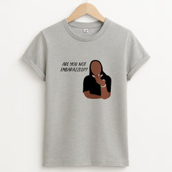 Are You Not Embarazzed? - British Pop Culture Unisex Grey T-Shirt