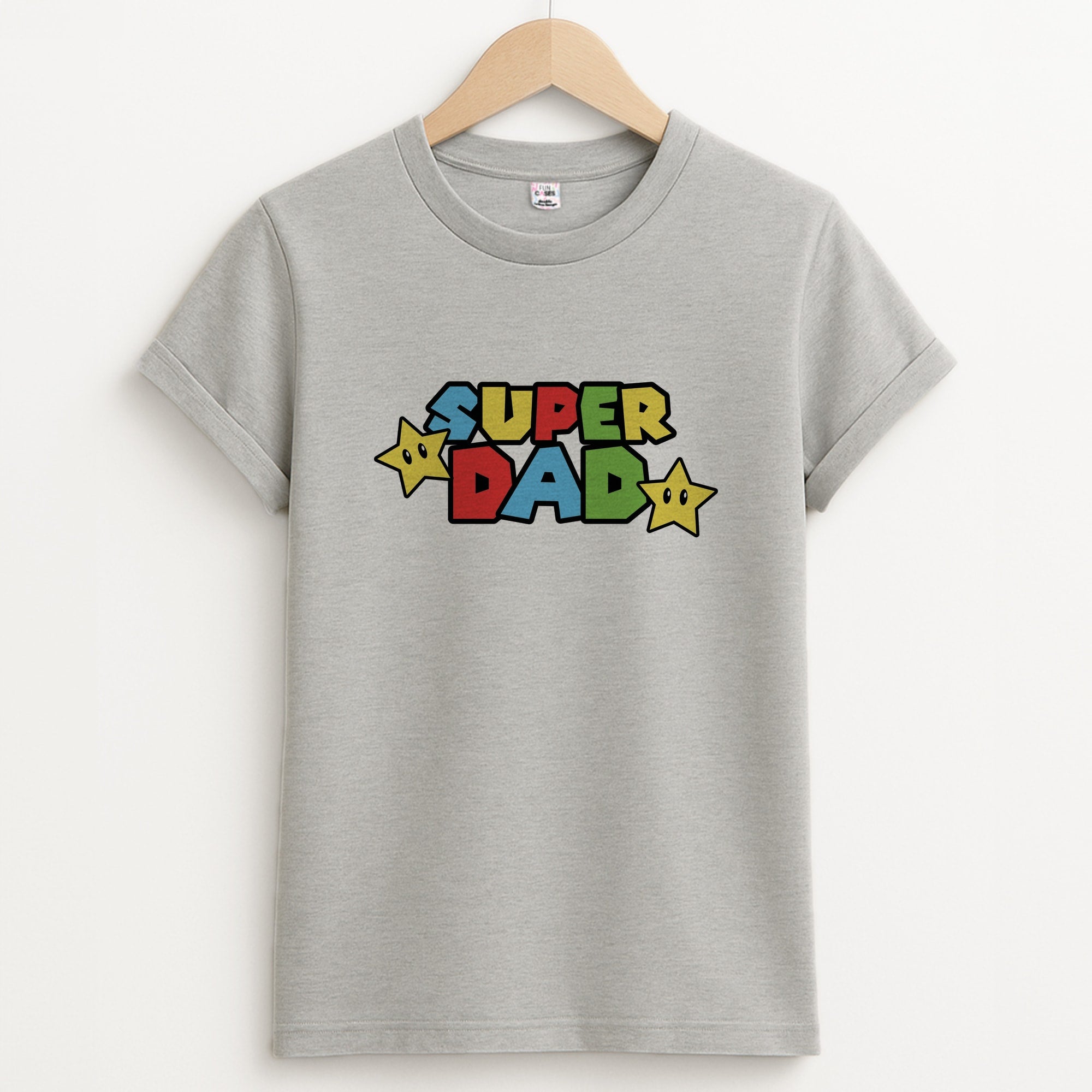 Super Dad  Unisex Grey T-Shirt