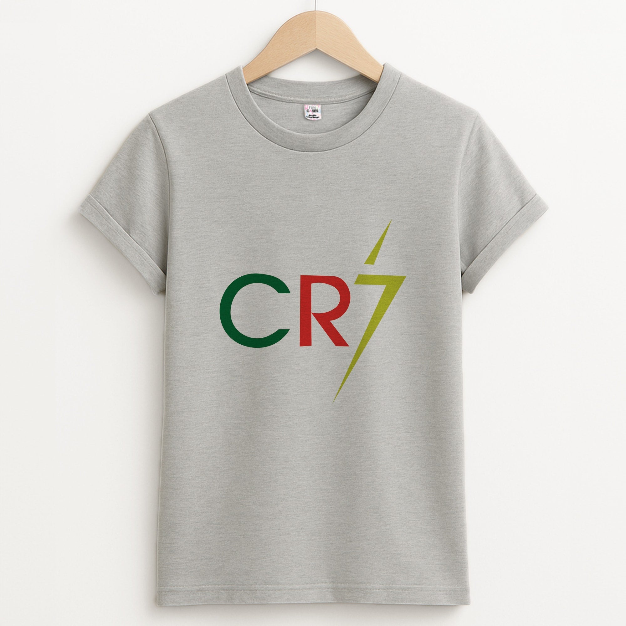 CR7 - Football Unisex Grey T-Shirt