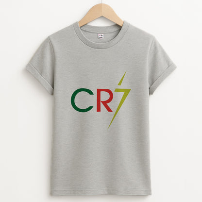 CR7 - Football Unisex Grey T-Shirt