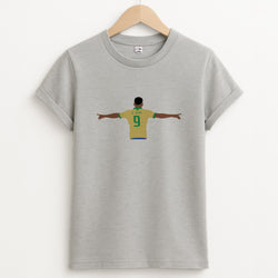 Jesus - Football Unisex Grey T-Shirt